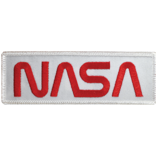 Patch NASA Worm Red/White